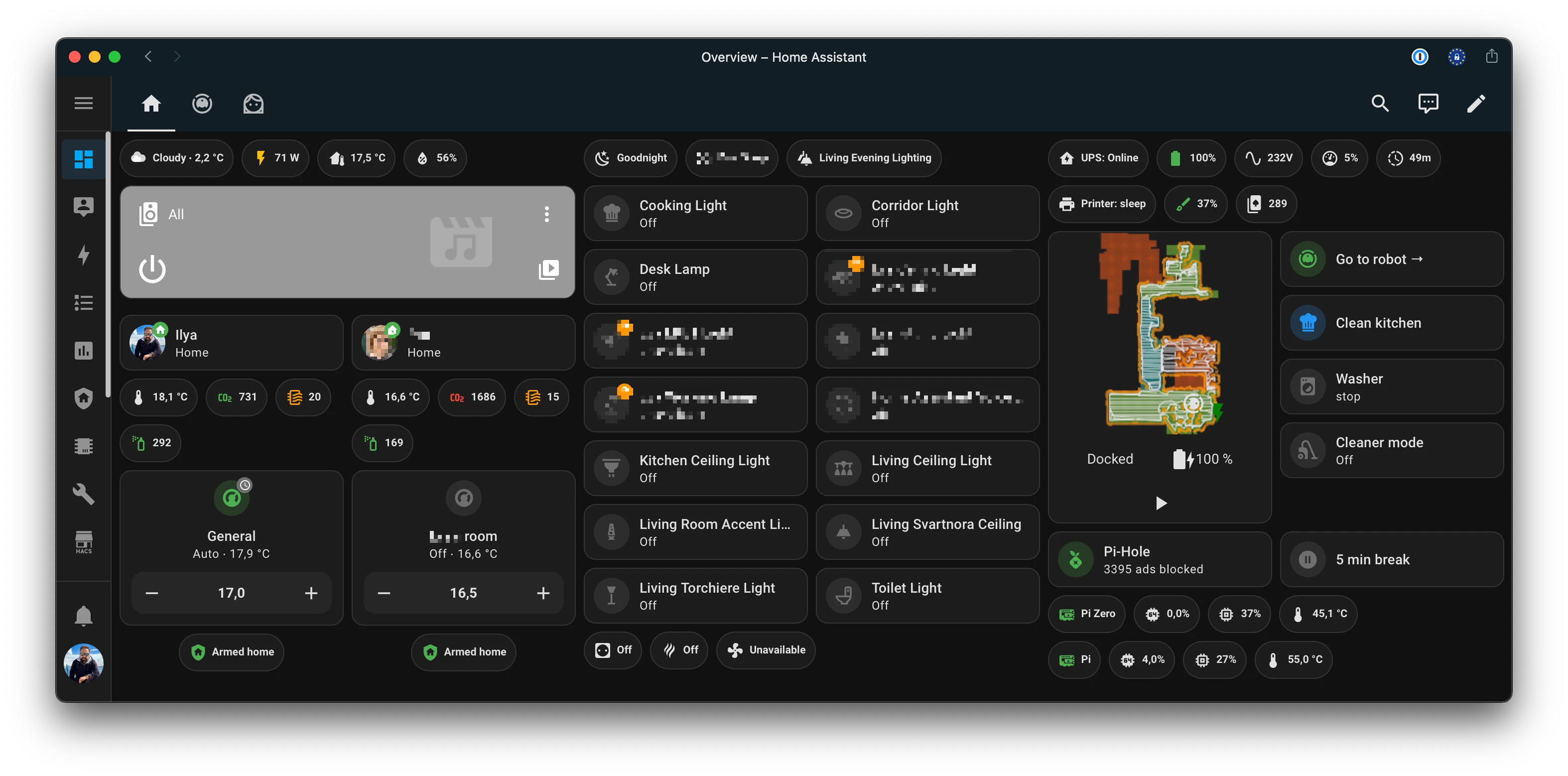 Home Assistant Dashboard